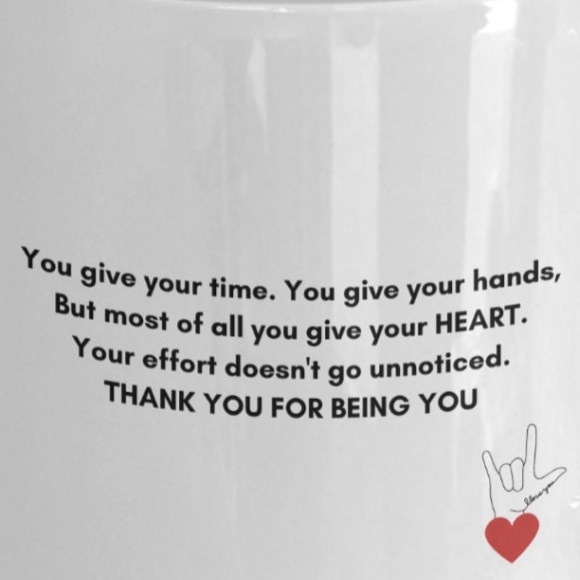 Sign Language Interpreter Gift - Mug for ASL Interpreter Appreciaton - Picture 5 of 5